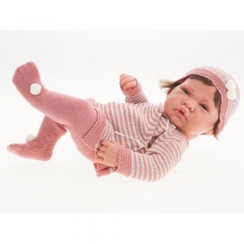 Vinyl Baby‑Puppe Polaina Rosa 42 cm – Anatomisch korrekt, Antonio Juanm