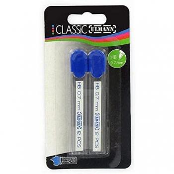 Set de 2 étuis de 12 mines HB 0,5 mm Ulmann