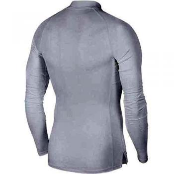 Camiseta de Manga Larga NIKE M NP Top LS Tight Mock para Hombre, Blanco