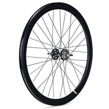Roue arrière noire Gurpil G-42 rétropédalage 700C 50 mm