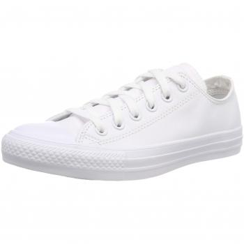 All-Star Chuck Taylor Leather Shoes – White, UK 3½