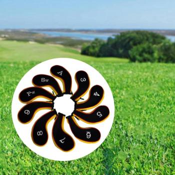 Funda Impermeable NeckGuard para Hierro Golf – Set de 10, Neopreno Duradero