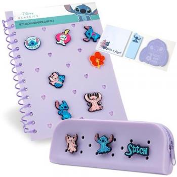 Disney Stitch Notitie-Set – A5 Met Ritssluiting en Plaknotities