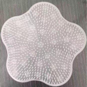 Semelle de massage en silicone pour salle de bain avec assise détendue