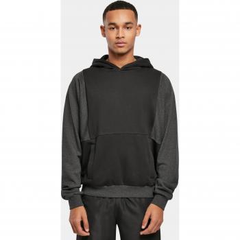 Felpa Urban Classics Cut On Con Cappuccio Nero / Charcoal XL