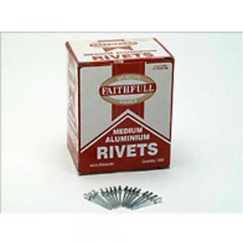 Faithfull 4MM Medium Rivets (1000 Count)