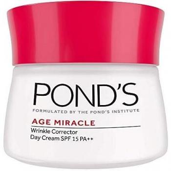 Crema Ponds Age Miracle Antiarrugas con protección solar SPF 15 50 ml