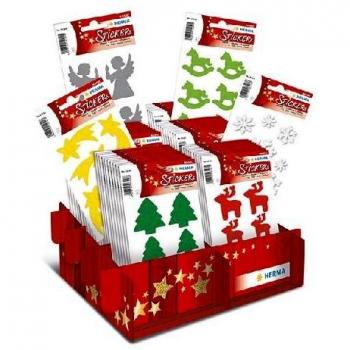 Weihnachtliche Filz‑Aufkleber von Herma Magic – 60er