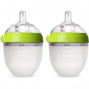 Comotomo Baby Bottle Pair – 5 Ounce Green
