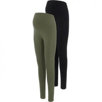 Mamalicious Umstandsleggings »MLLEA«, (2 tlg.), in körpernahem Fit
