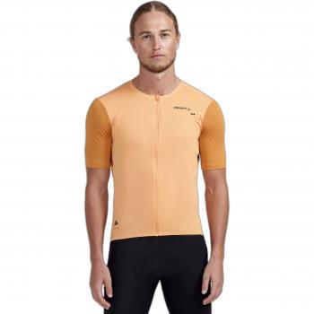 Maillot de carretera Craft Pro Gravel Peach/Desert para hombre