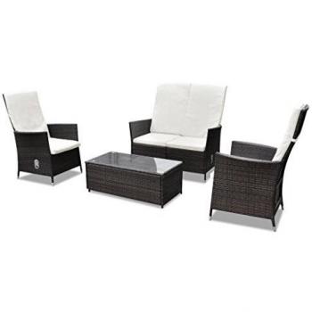 Anself Montaje Modular Marrón Rattan