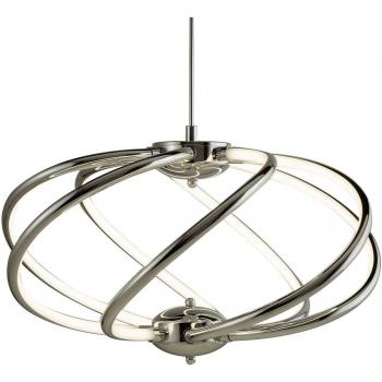 Netlighting Bardot LED Spherical Ceiling Pendant Light Chrome