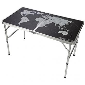 RCE189 82E Regatta Multi-Purpose Camping Table, Silver Trim, Unisex