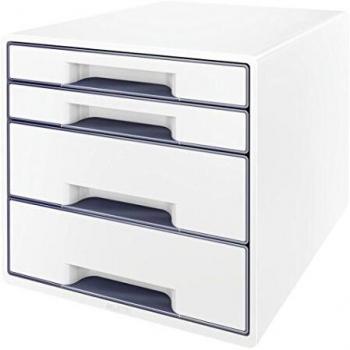 Leitz WOW CUBE Drawer Cabinet, 4 drawers 2 big and 2 small. A4 Maxi