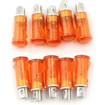 Set Panel Indicator Lights 10 mm 3 Colores 220 V