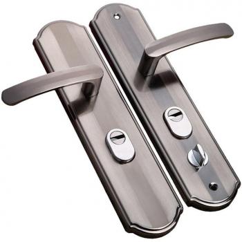Poignée de porte en aluminium avec serrure de sécurité renforcée