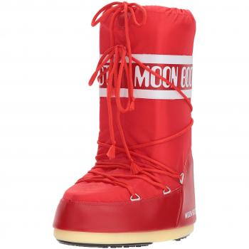 Moon Boot, Stivali Invernali Unisex, Gomma, Rosso