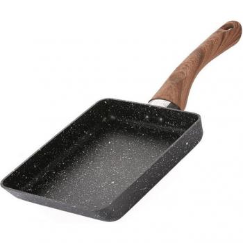 13x18CM Eierpfanne Tamagoyaki Schwarz, nicht klebend, für Gasherde geeignet
