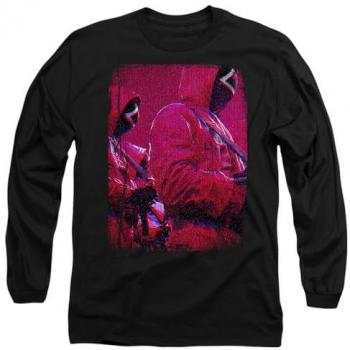 Long Sleeve Squid Game Guards TV Screen Top – Black
