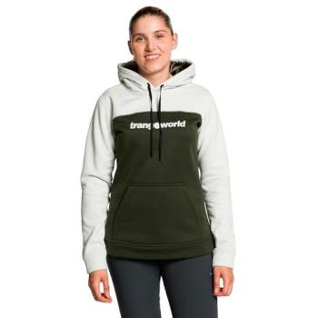 Sudadera Poppi V02 Dark Green/Ecru M con Capucha
