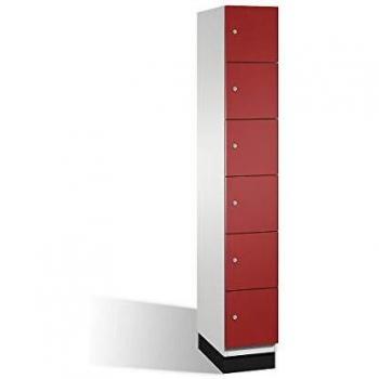 C&P 30 Wide Steel Locker with 6 Compartments