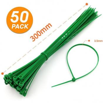 50 Self-locking Clasp Plant Ties