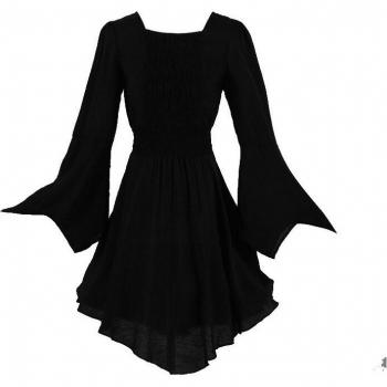 Ropa Medieval Elegante con Toque Gótico