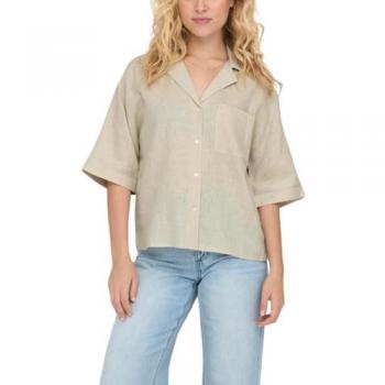 Camicia in Lino ONLY Tokyo Beige