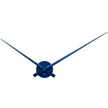 Karlsson KA5516BL – Dunkelblaue Wanduhren mit Little Big Time Design – Ø 90 cm (Aluminium)
