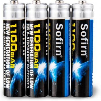 Rechargeable AAA NiMh Batteries 1100mAh for LED Flashlight