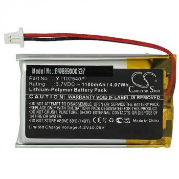 Batterie de remplacement Vhbw pour casque Sena 30K, 30K SP46, 50S