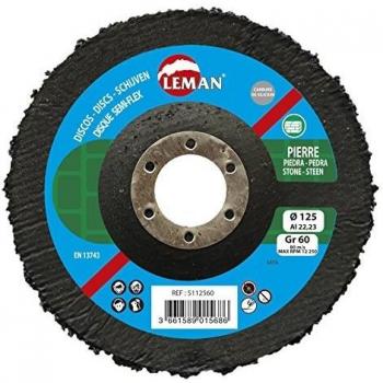 Disque abrasif semi-flex 125 mm Leman pour béton
