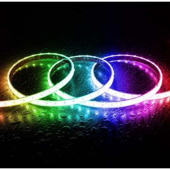 Tira LED RGB 220V SMD5050 Silicona 60 LEDs/m Ancho 12mm Corte a Medida
