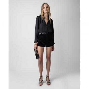 Zadig&Voltaire Short Velours Encre
