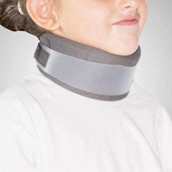 Collier cervical enfant doux gris KCC401 Emo taille XL