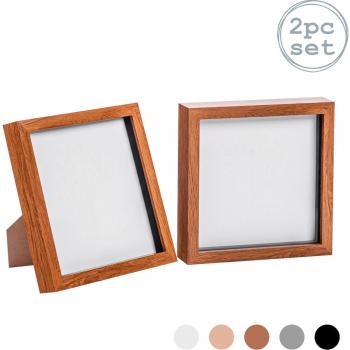 8x8 3D Box Picture Frame Pack of 2