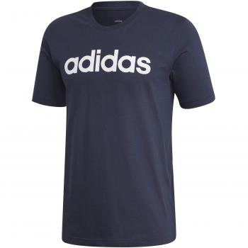 Black XL Linear Logo T-Shirt – Adidas Mens' Essentials