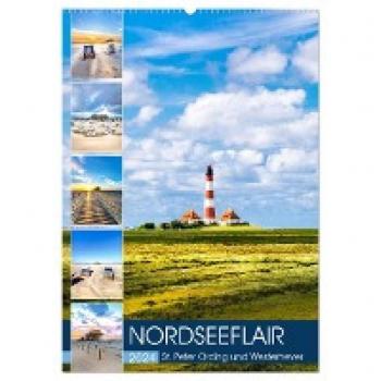 NORDSEEFLAIR Wandkalender 2024 DIN A2 hoch