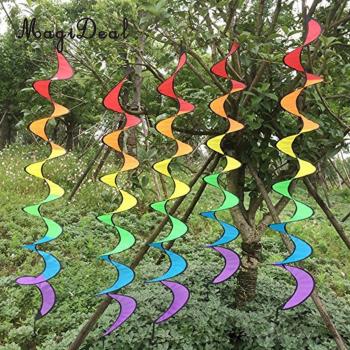 Rainbow Windmills for Garden Decor (2 Pack)
