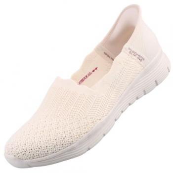 Skechers Slip‑On Sneaker – Seager Believe It in Weiß, Größe 36