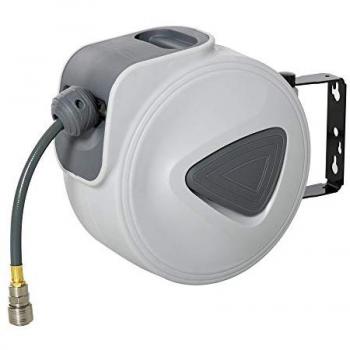 Enrouleur Automatique de Tuyau d'Air Comprimé 10m + 0,9m Gris