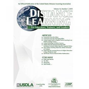 Distance Learning Volume 16 Issue 1 2019
