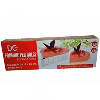 Cassetta Cuore Regolabile 12-26cm x 6cm in Alluminio