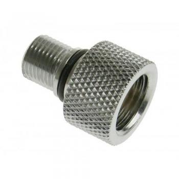 Premium Bitspower E‑Adapter – Silver Finish