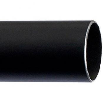 Riel de Cortina en Hierro Forjado 28 mm – Barra Negra 1,50 m
