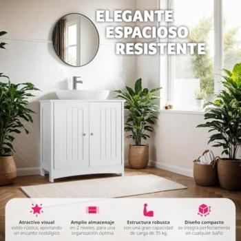 Tectake Washbasin Vanity Unit