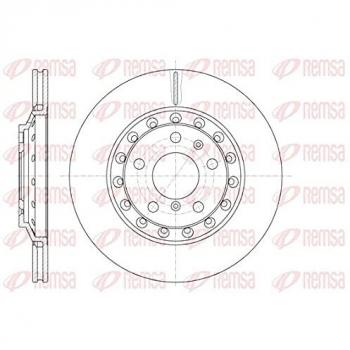 REMSA Bremsscheibe 61155.10 für VW und Audi