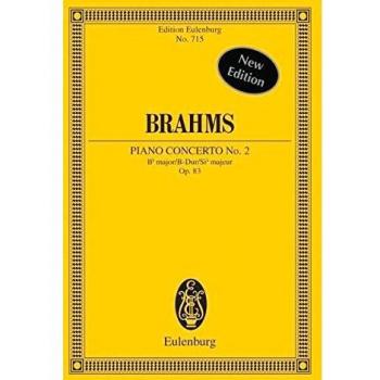 Klavierkonzert Nr. 2: Bb major. op. 83. Klavier und Orchester. Studienpartitur.: B-Dur. op. 83. Klavier