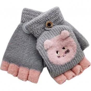Toddler Fingerless Winter Mittens